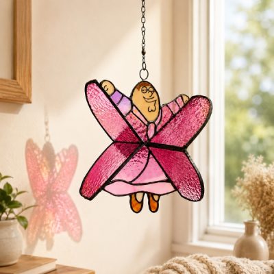 Peter Griffin Dancing Lady Stained Glass Suncatcher
