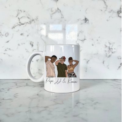 Retro Wild Horses of Corolla Beach Mug | Outer Banks NC | Vintage-Inspired Beach Coffee Cup