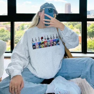 Vintage Japanese Streetwear Softstyle T-Shirt Dem0n Slayer Anime Sweatshirt Hoodie Anime Manga Fan Gift D25