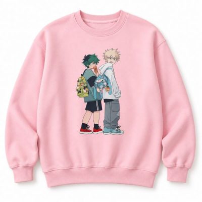 BakuDeku Loves Shirt, Izuuku x Bakug0 Sweatshirt, MHA Tee, Valentine Day Shirt, Trending Anime Tee, Gift For Fans (Copy)