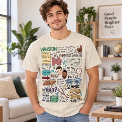 Schmidt & Winston New Girl Show Quotes Shirt