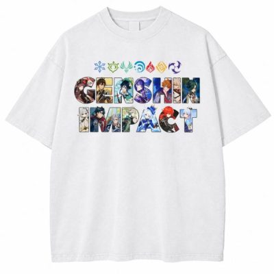 Genshin Impact Anime Game Shirt.