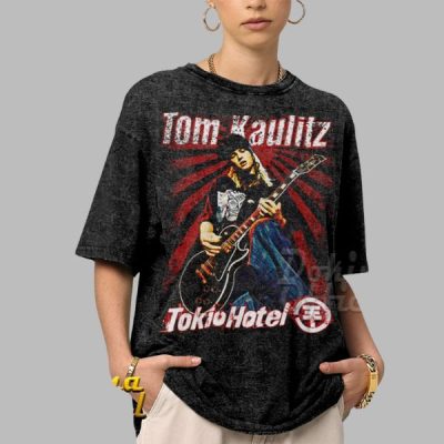 Vintage Tokio Hotel T-Shirt Gift For Him and Her, Tokio Hotel Tom Kaulitz Vintage Unisex Shirt,Tokio Hotel Y2K retro Design graphic tee DK72