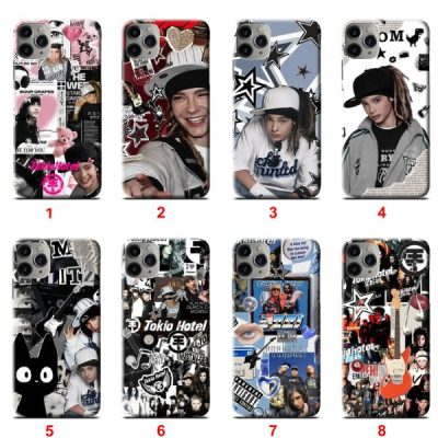 Tokio Hotel Band iPhone 3D Case, Personalized iPhone Cover, Custom Phone Protector Shockproof, Gift for Him or Her