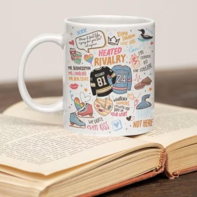 Heated Movie Rivalry Mug, Hockey Romance LGBT Hockey Fan Gift, Movie Gifts, Gifts For Her
