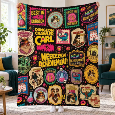 Dungeon Crawler Carl New Achievement Blanket