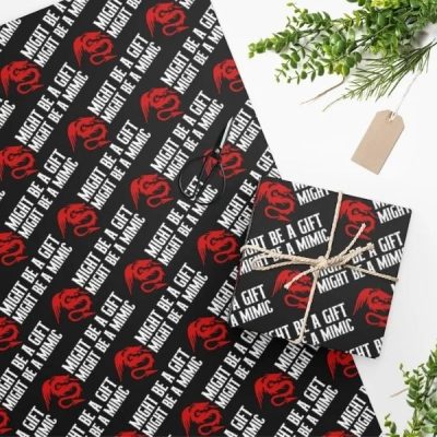 Dungeon and Dragons Wrapping Paper, D&D Gift Wrap, DnD Christmas Gift, DnD Christmas Wraps