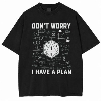Dungeon and Dragons Shirt, Don't Worry I Have a Plan Shirt, D20 Dice Shirt