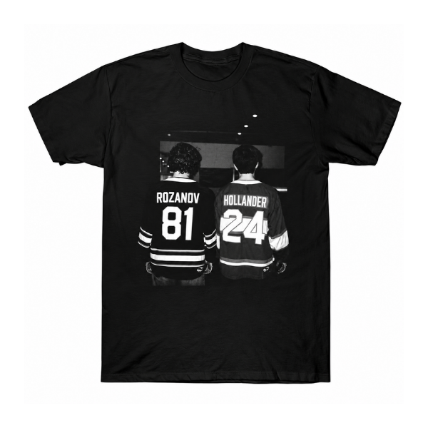 Hollander Rozanov Hockey Shirt, Vintage Fan Tee Sweatshirt Hoodie, Arkham Inspired Queer Hockey Shirt