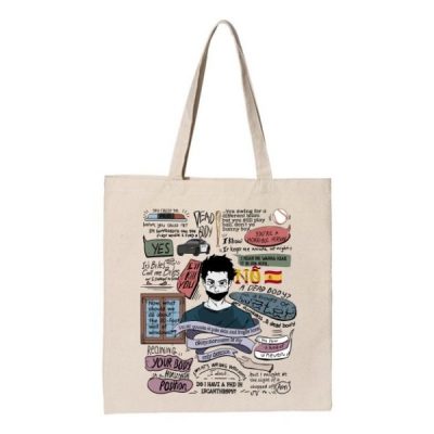 Stiles Stilinski Quotes Teen Wolf Tote Bag
