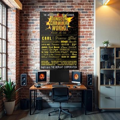 NO FRAME Dungeon Crawler Carl Poster