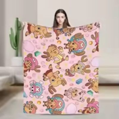 Soft Warm Blanket Travel TONY TONY Chopper Blanket
