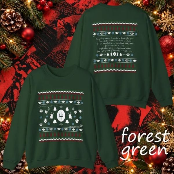 Twenty One Pilots Ned Christmas Sweatshirt, 21 Pilots Christmas Saves The Year, TOP Fan Merch