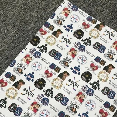 Heated Rivalry Hockey Gift Wrapping Paper