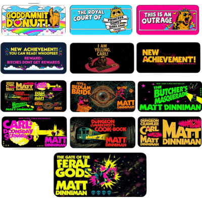 Dungeon Crawler Carl Desk Mat, The Dungeon Anarchist’s Cookbook Profile Art Desk Pad