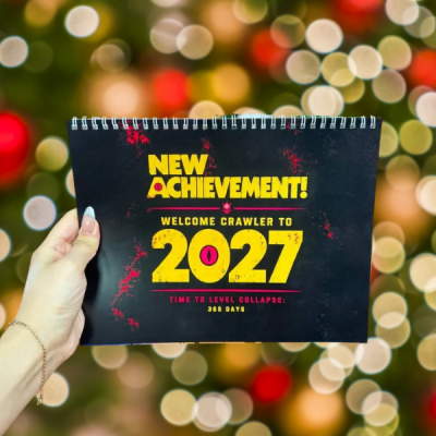 Dungeon Crawler Carl 2027 Calendar, Welcome Crawler New Achievement Desk Calendar, LitRPG Fantasy Book Inspired Monthly Calendar, Funny Book Lover Gift