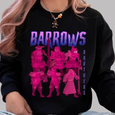 Barrows Brothers Graphic Tee, Old School RuneScape Inspired Shirt, Retro Dungeon Raid Aesthetic, Unisex Gamer Streetwear Hoodie