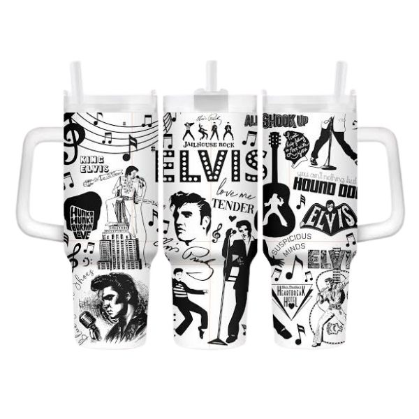 Elvis Presley Tumbler 40oz