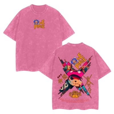 Tony Chopper One Piece Double Sided Print Oversized Shirt