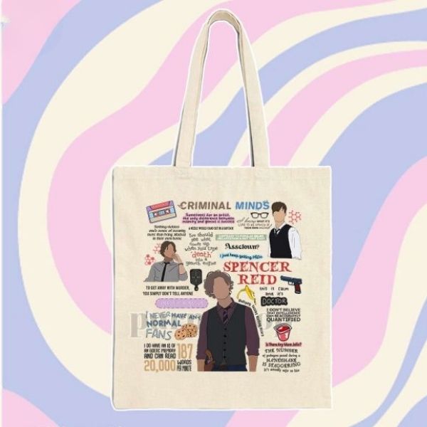 Spencer Reid Quote Tote Bag
