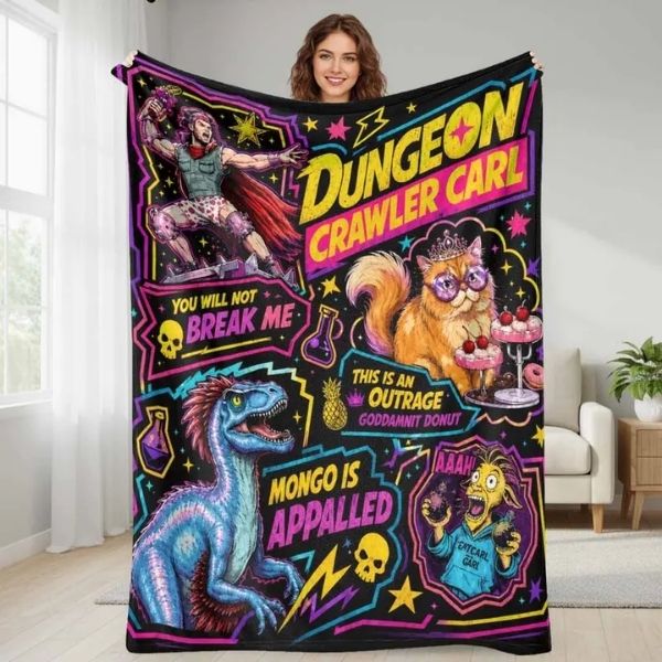 Dungeon Crawler Carl Flannel Blanket