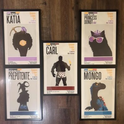 NO FRAME Princess Dungeon Crawler Carl Poster | Mongo and Katia Poster