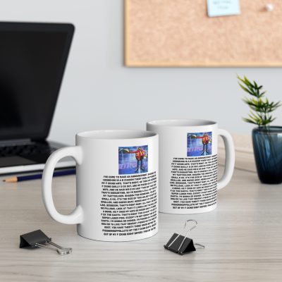 Funny Shadow the Hedgehog Announcement Quote Ver 2 Mug
