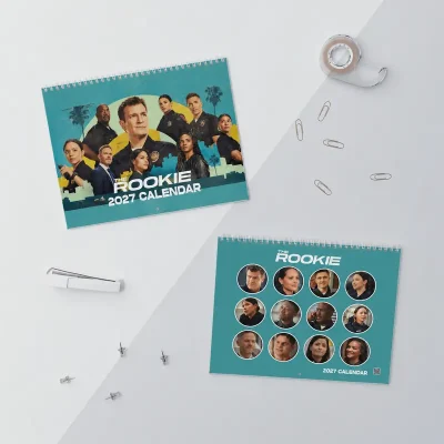 2027 The Rookie Quotes Calendar Desk or Wall, Fan Art Calendar