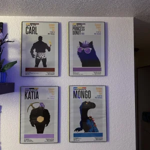 NO FRAME Princess Dungeon Crawler Carl Poster | Mongo and Katia Poster photo review